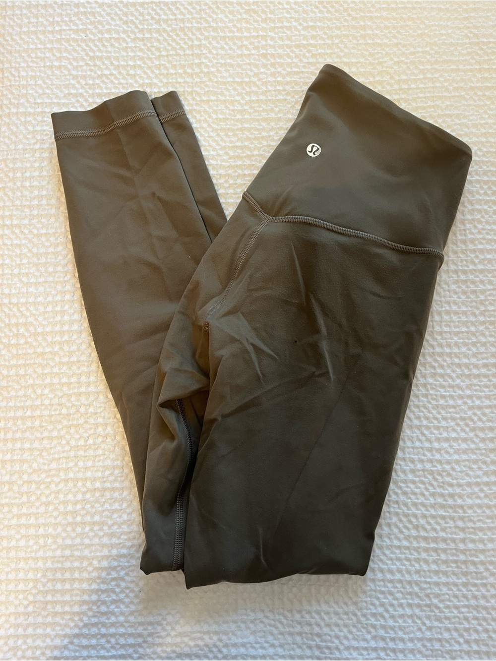 lululemon athletica Olive Green High-Rise A Symmetric waistband Leggings
